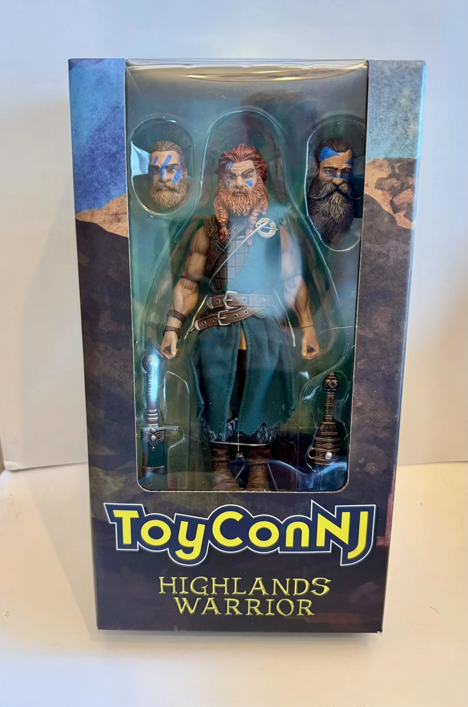 Mythic Legions Highlands Warrior ToyCon NJ Exclusive Front of box