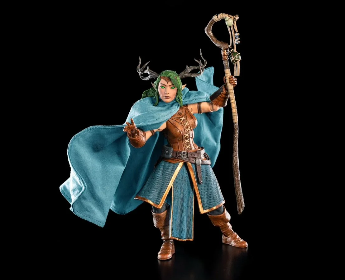 Mythic Legions: The RolePlaying Game Druid – Character Pack On figure dynamic pose