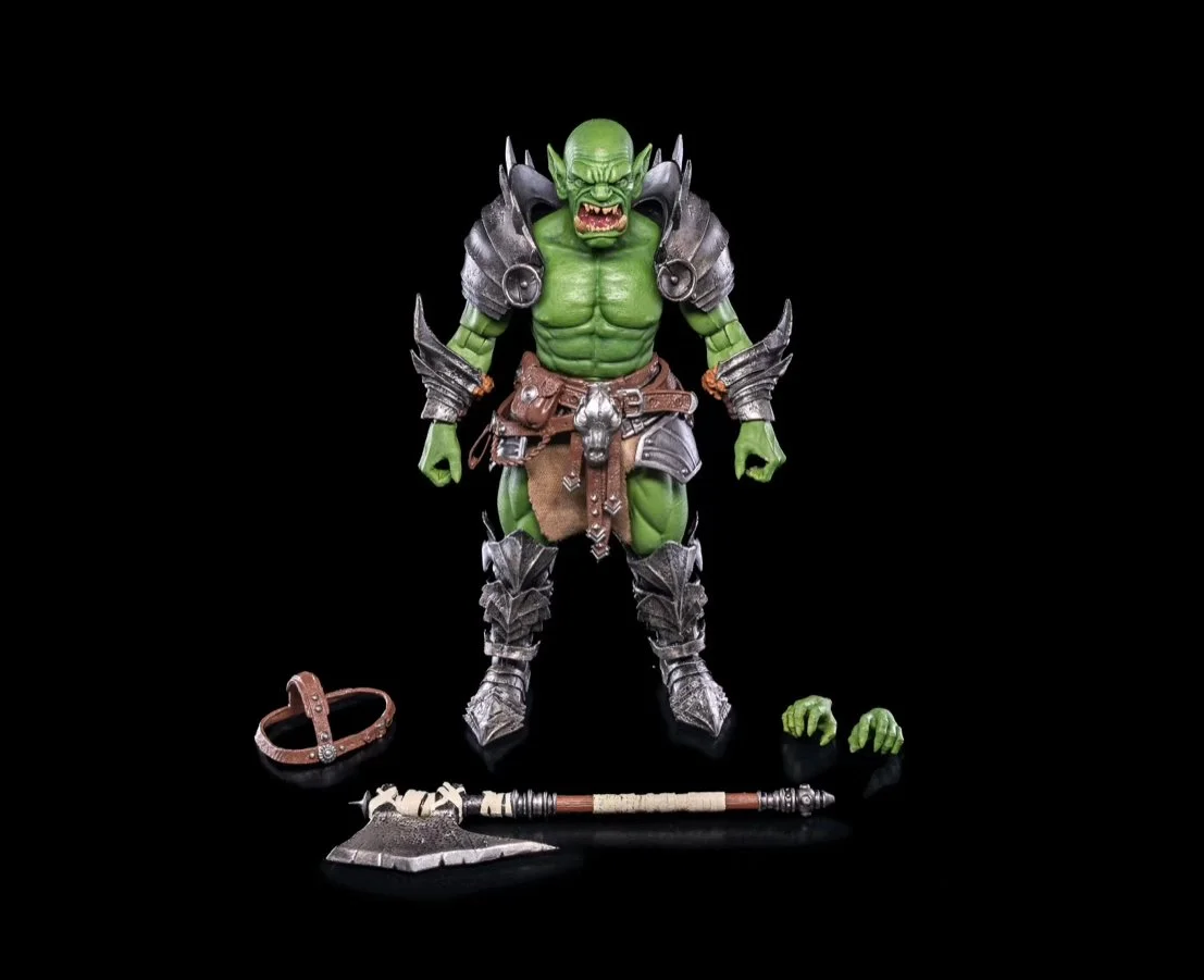 Mythic Legions: The RolePlaying Game Orc Barbarian – Enemy Figure Full set