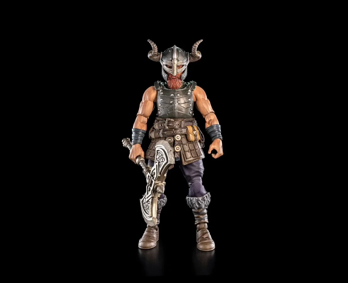 Mythic Legions: The RolePlaying Game Barbarian – Character Pack On dwarf fighter