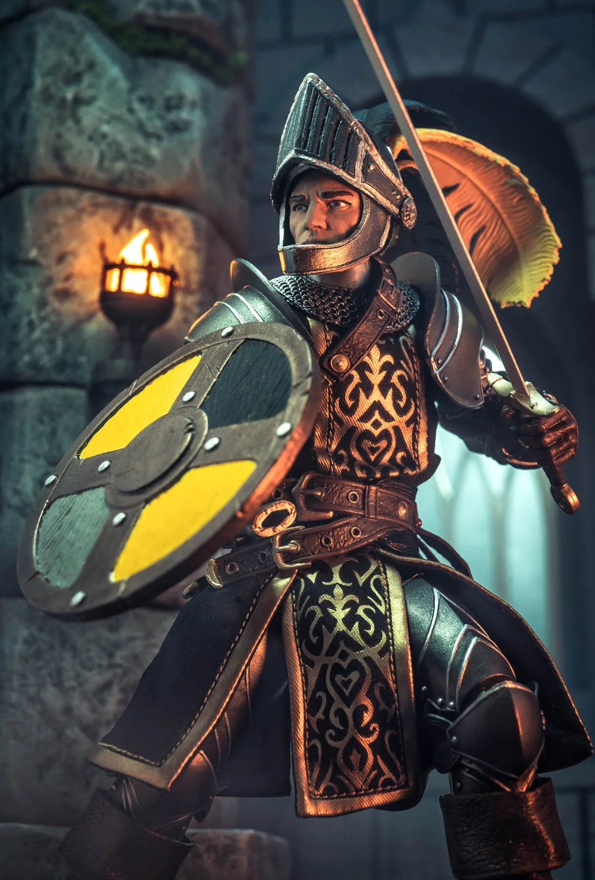 Mythic Legions: The RolePlaying Game Deluxe Heroic Paladin/Cleric Dynamic pose