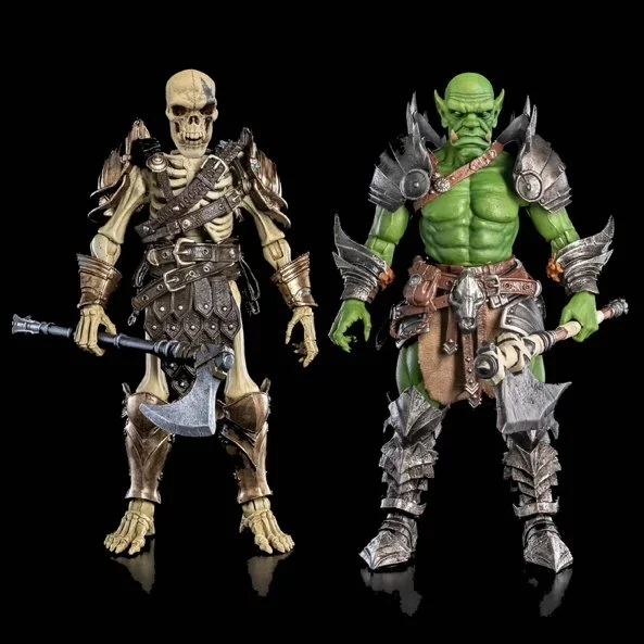 Mythic Legions: The RolePlaying Game Enemy Head Pack On figures