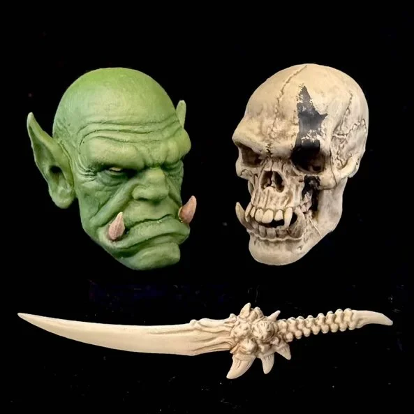 Mythic Legions: The RolePlaying Game Enemy Head Pack Full set