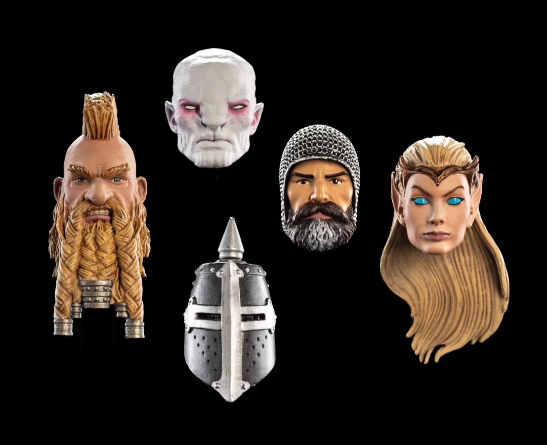 Mythic Legions: The RolePlaying Game Heads Pack (5 heads) PRE-ORDER 4th QUARTER $19.99