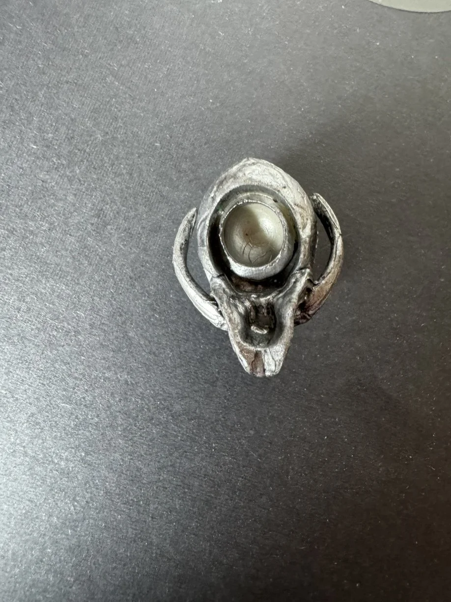 Four Horsemen Cosmic Legions Book 1 Key Silver Coin / key chain & Silver Skull Head Incentive 2023 Bottom of head