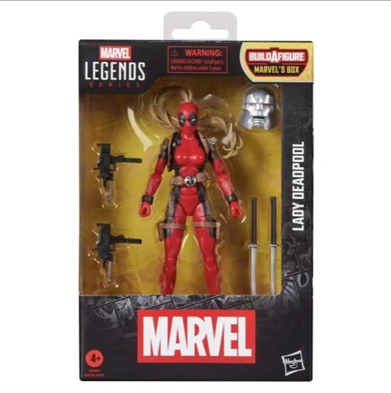Marvel Legends Series Lady Deadpool 6-Inch Action Figure Front of box