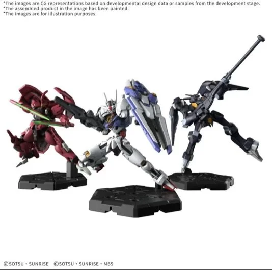 Gundam Assemble 02 Expansion Pack Three painted figures