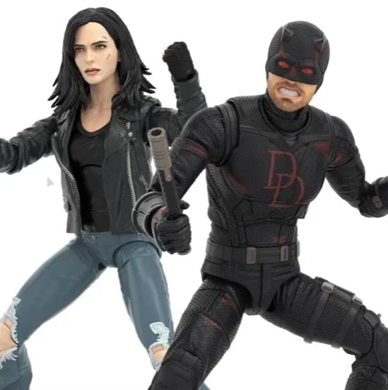 Daredevil: Born Again Marvel Legends Series Daredevil & Jessica Jones 6-Inch Action Figures Main pose