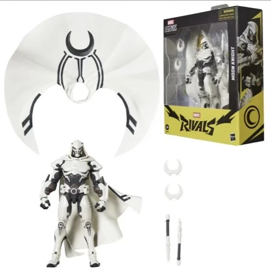 Marvel Legends Series Marvel Rivals Moon Knight 6-Inch Action Figure Accessories