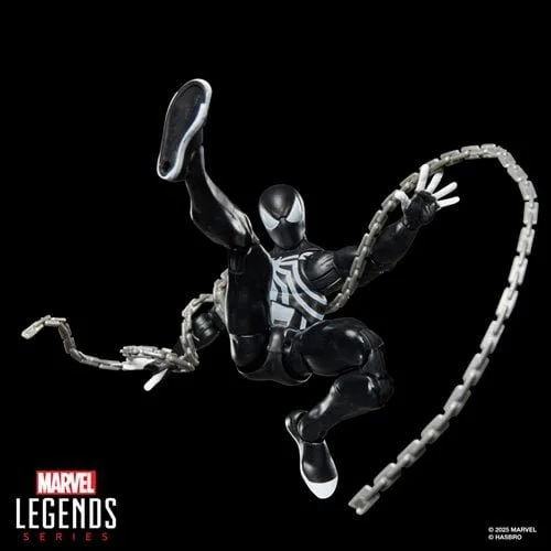 Spider-Man Marvel Legends Retro Cardback Spider-Venom 6-Inch Action Figure Pose