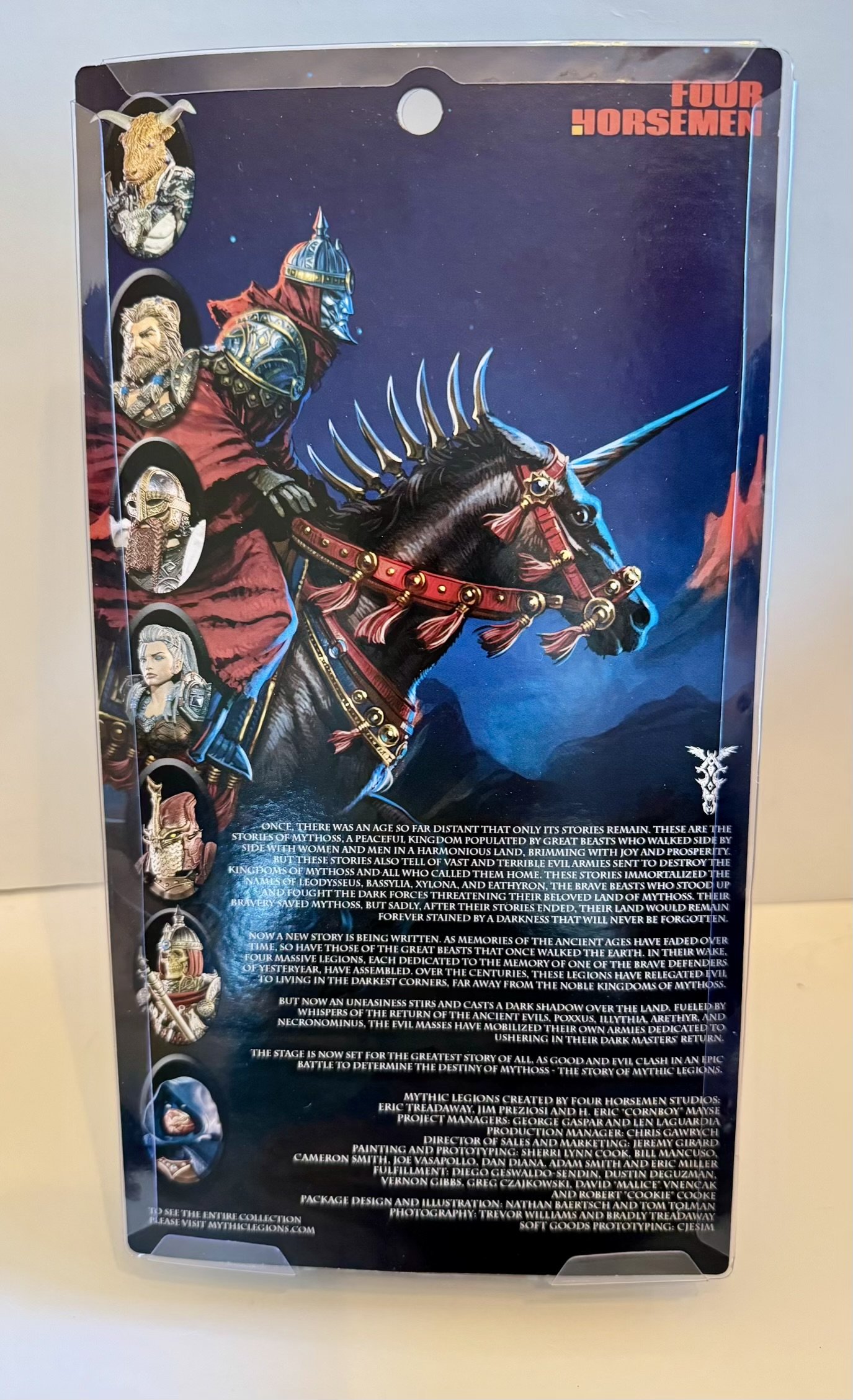 Mythic Legions Rising Suns Attlus the Conqueror II Back