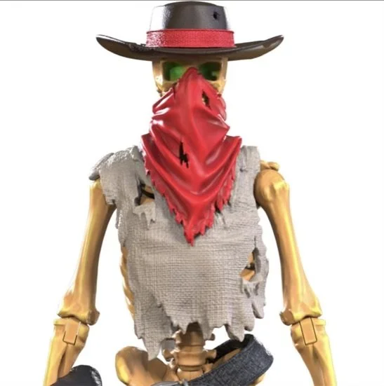 Epic H.A.C.K.S. The Outlaw Skeleton 1:12 Scale Action Figure Main