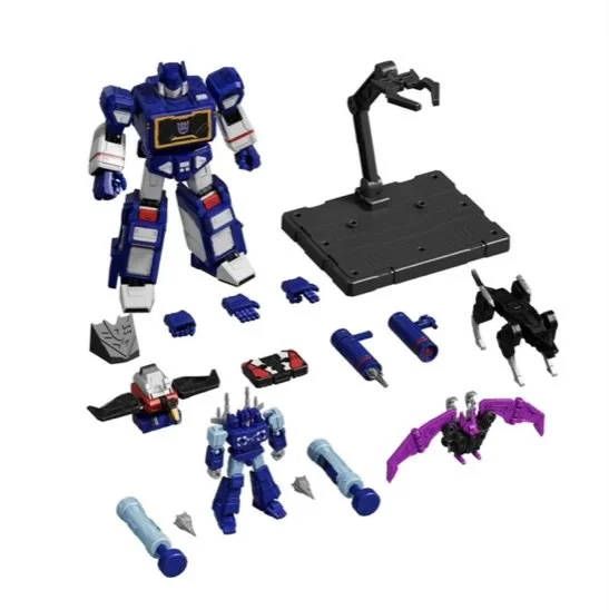Transformers Action Edition G1 Soundwave AE03 Blokees Model Kit Accessories full