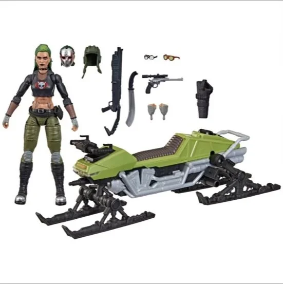 G.I. Joe - Classified Series - #194, Zanya and Dreadnok Chameleon (Swamp Skier) Vehicle