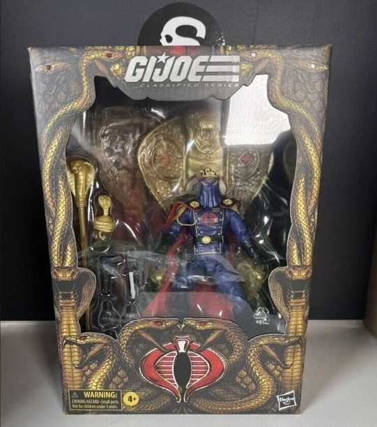 G.I. Joe Classified Series Deluxe Cobra Commander in Dress Uniform 6-Inch Action Figure Regalia Error
