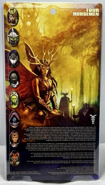 Mythic Legions Faunus Back with elven illustration