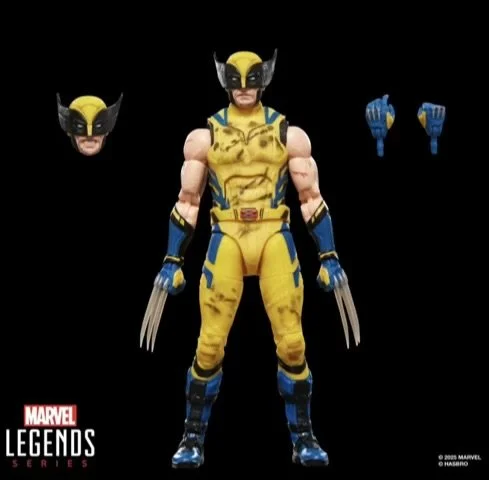 Deadpool & Wolverine Marvel Legends Wolverine 6-Inch Action Figure Black background