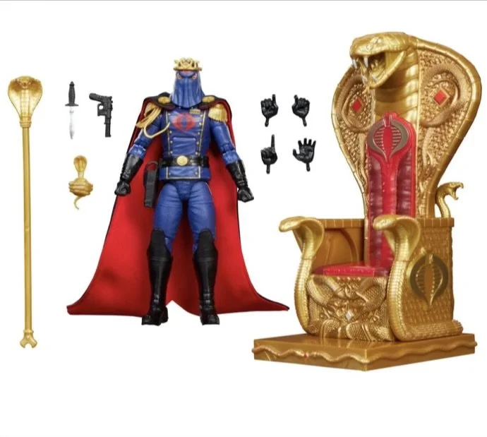 G.I. Joe Classified Series Deluxe Cobra Commander in Dress Uniform 6-Inch Action Figure Full accessories