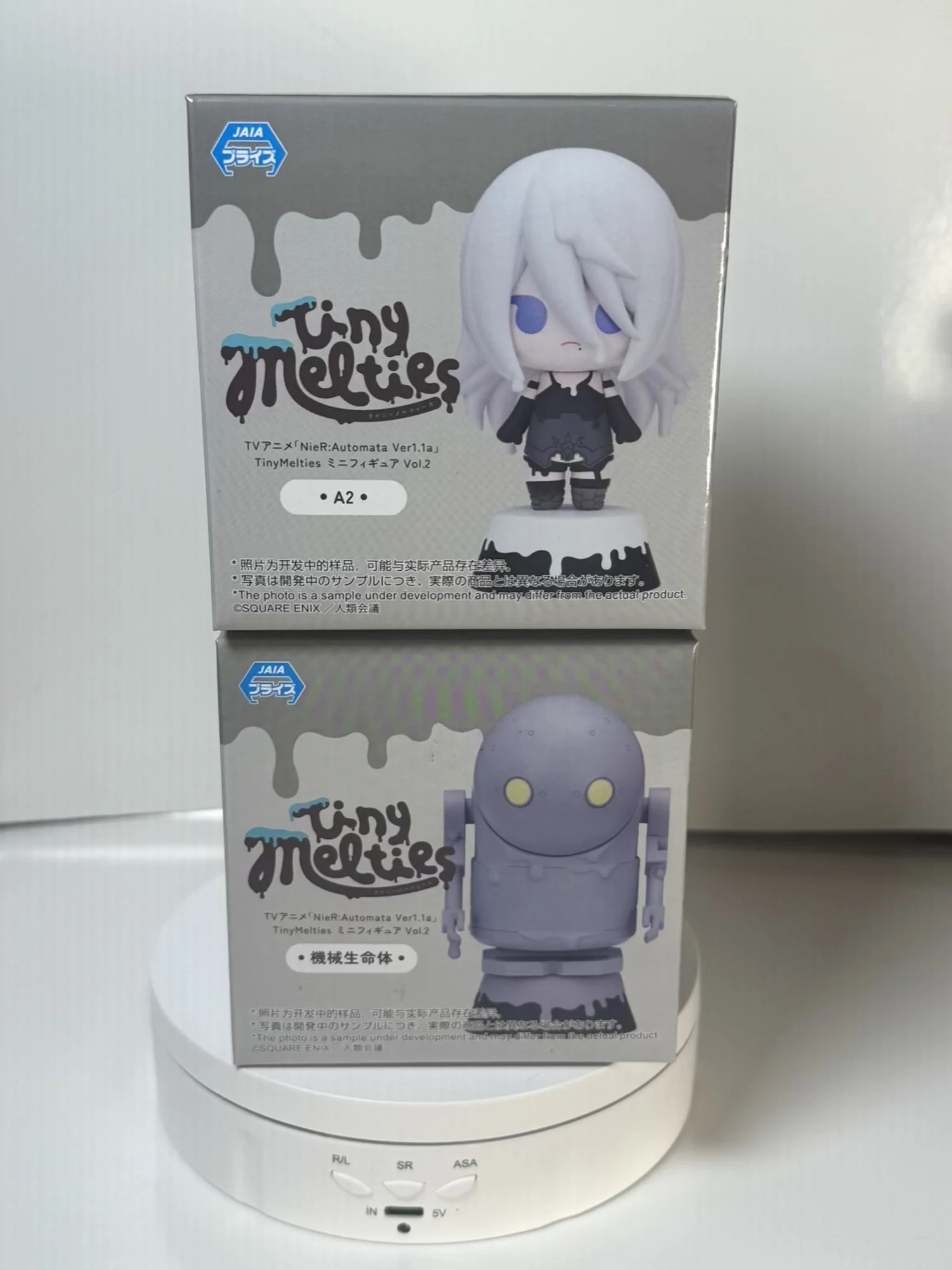 NieR:Automata Ver1.1a Tiny Melties Mini Figure Vol. 2 EX A2 and Machine Lifeform set of 2