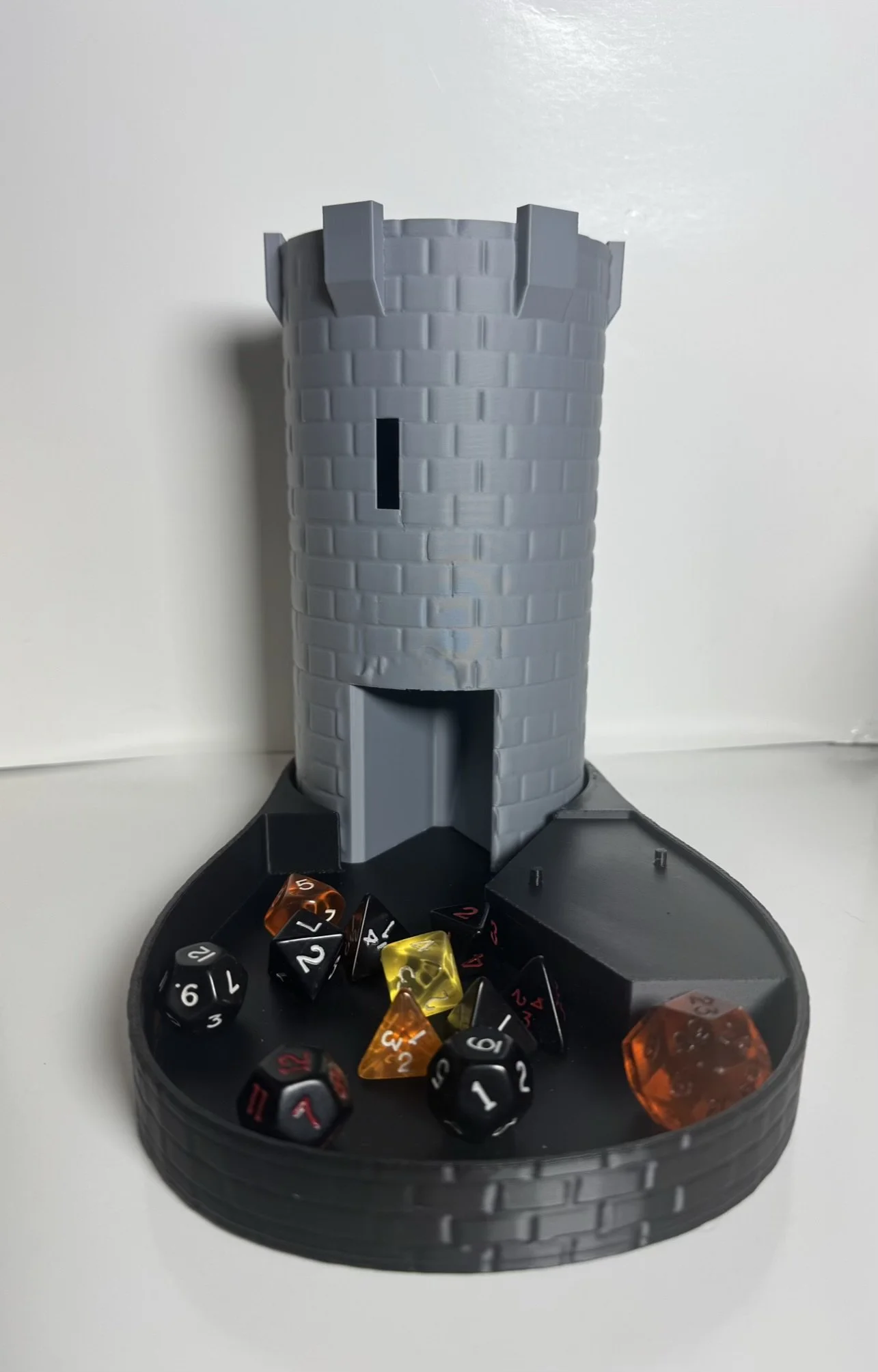 Dice Tower with Action Figure Base