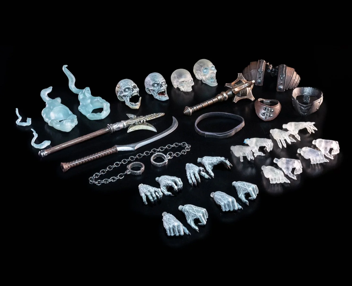 Mythic Legions Undead Builder Pack Zombie ghost accessories