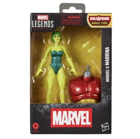 Marvel Legends Series Marvel's Marrina 6-Inch Action Figure Front of box