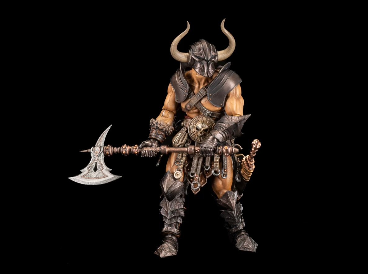 Mythic Legions: Reinforcements 3 Deluxe Barbarian Builder 2 Alt head horns