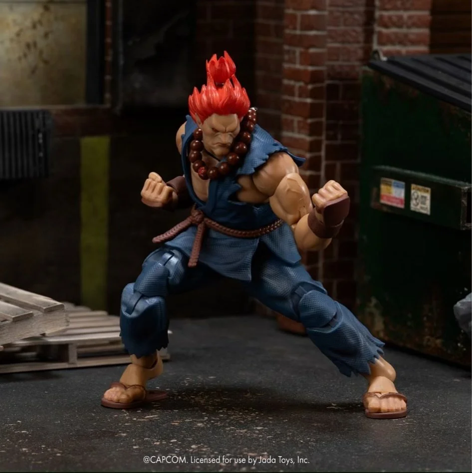 Ultra Street Fighter II Akuma 6-Inch Scale Action Figure Stance