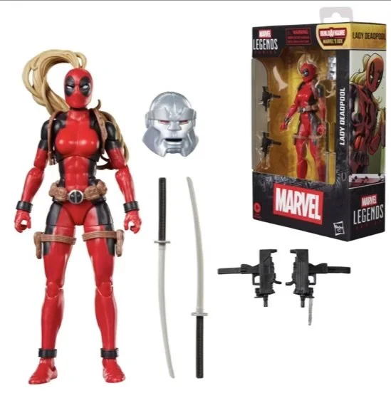 Marvel Legends Series Lady Deadpool 6-Inch Action Figure Full set
