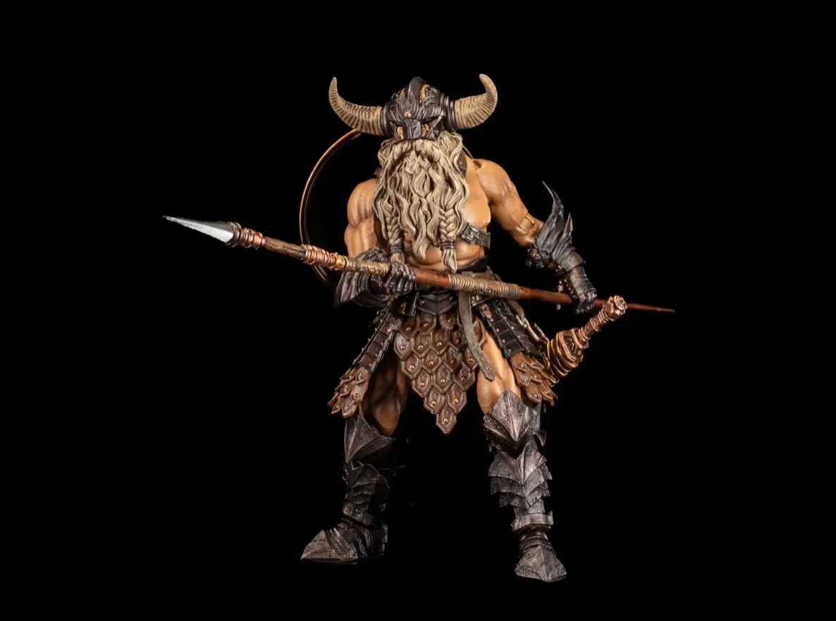 Mythic Legions: Reinforcements 3 Deluxe Barbarian Builder 2 Alt head short horns