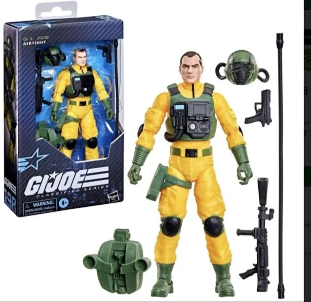 G.I. Joe Classified Series #198 Airtight 6-Inch Action Figure PRE-ORDER JULY 2026