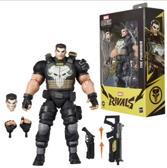 Marvel Legends Series Marvel Rivals The Punisher 6-Inch Action Figure Accessories