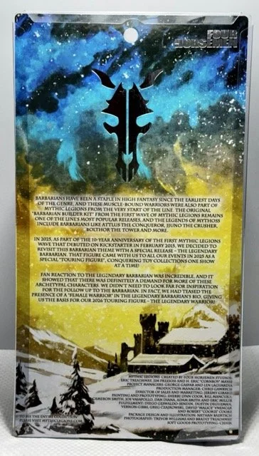 Mythic Legions Legendary Warrior Back