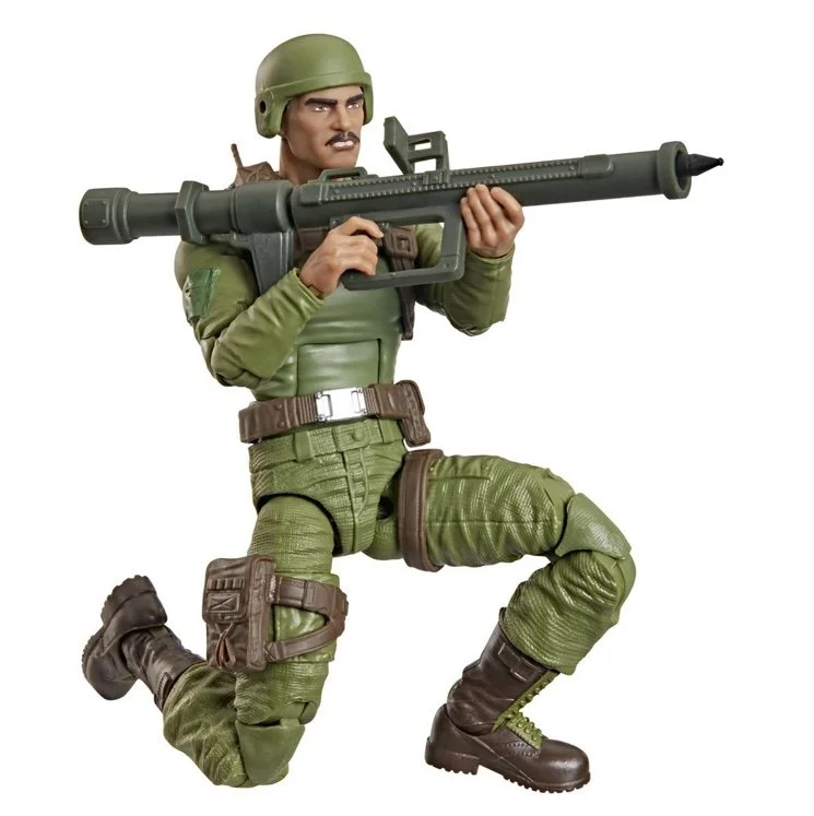 G.I. Joe Classified Series Retro Cardback Rafael Zap Melendez 6-Inch Action Figure Kneel