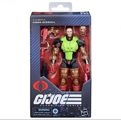 G.I. Joe Classified Series #201 Cobra Overkill 6-Inch Action Figure Front of box