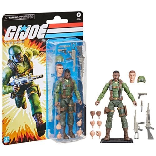 G.I. Joe Classified Series Retro Cardback G.I. Joe Trooper 6-Inch Action Figure On card