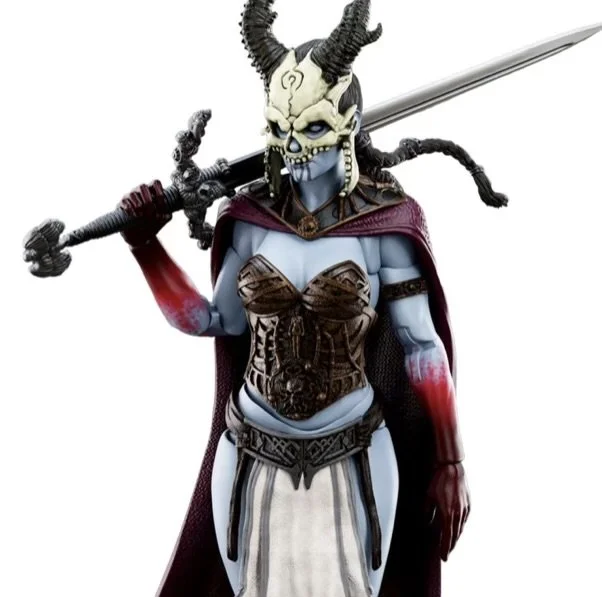 Court of the Dead Kier: Death's Warbringer Epic H.A.C.K.S. 1:12 Scale Action Figure Main with mask