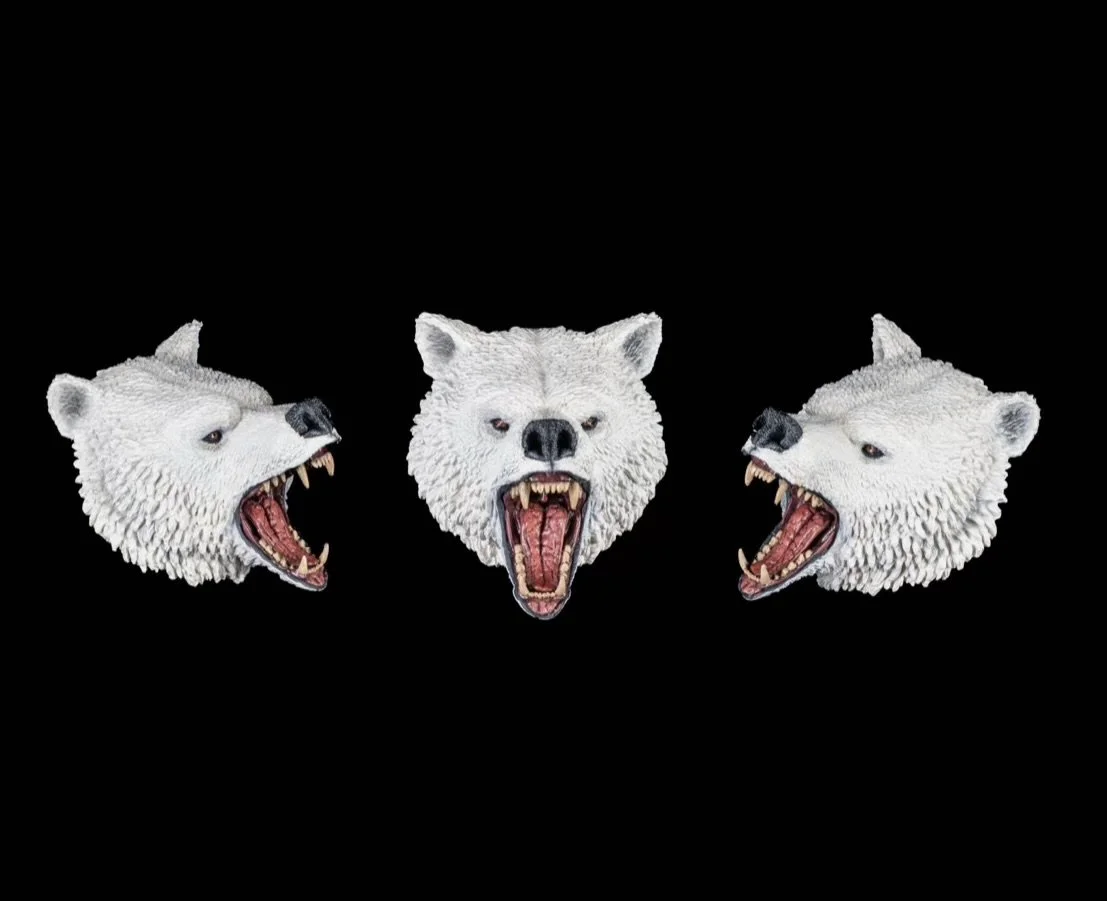 Mythic Legions: Horror of Einsamall Isbjorn Mount Alternate heads