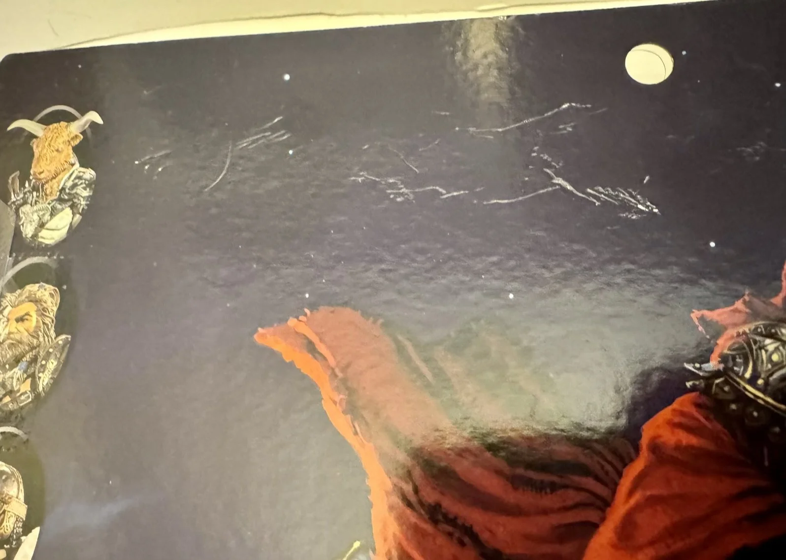 Mythic Legions Rising Suns Exiles From Under the Mountain 2-Pack close up damage back of box