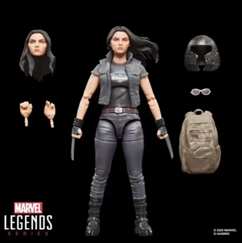 Deadpool & Wolverine Marvel Legends X-23 6-Inch Action Figure Black background