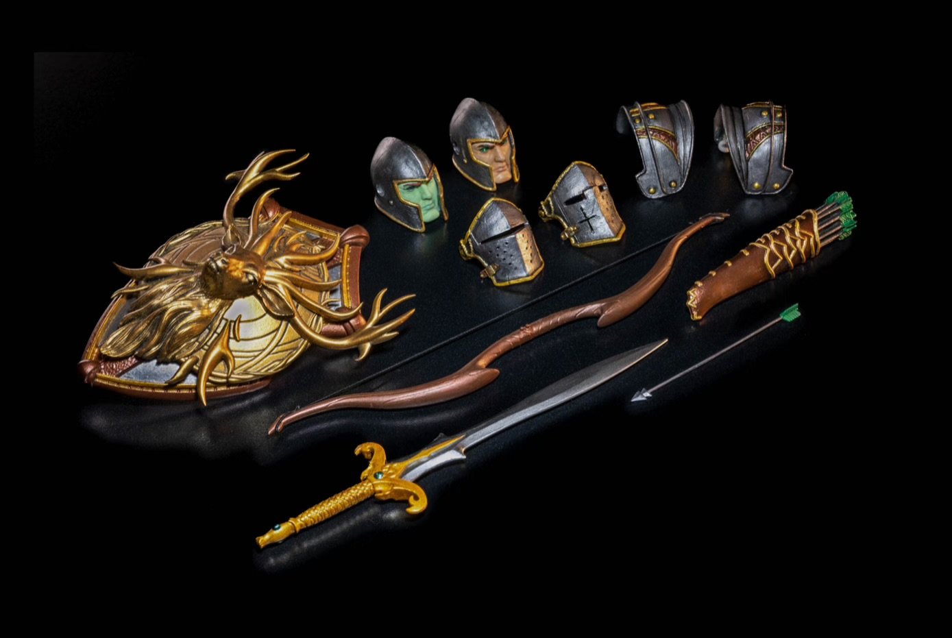 Mythic Legions Xylernian Guard Forest Knight Full set