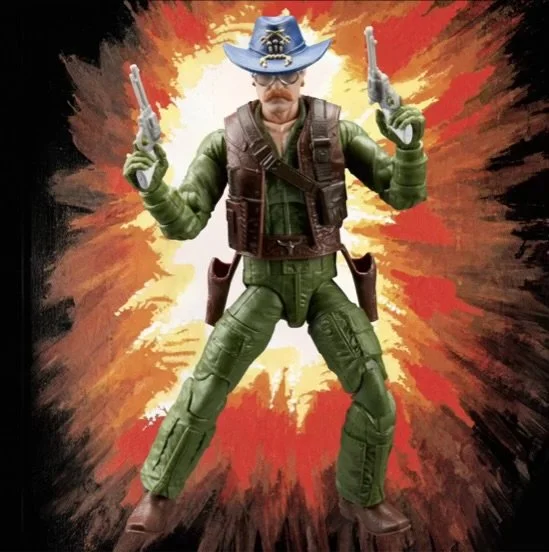 G.I. Joe Classified Series Retro Cardback William Wild Bill Hardy 6-Inch Action Figure Background explosion