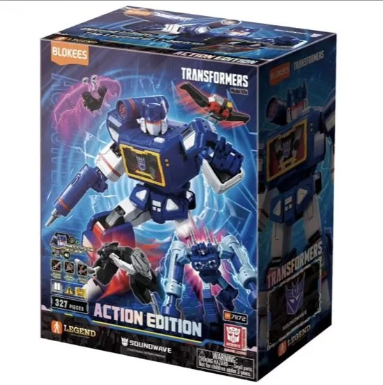 Transformers Action Edition G1 Soundwave AE03 Blokees Model Kit In box