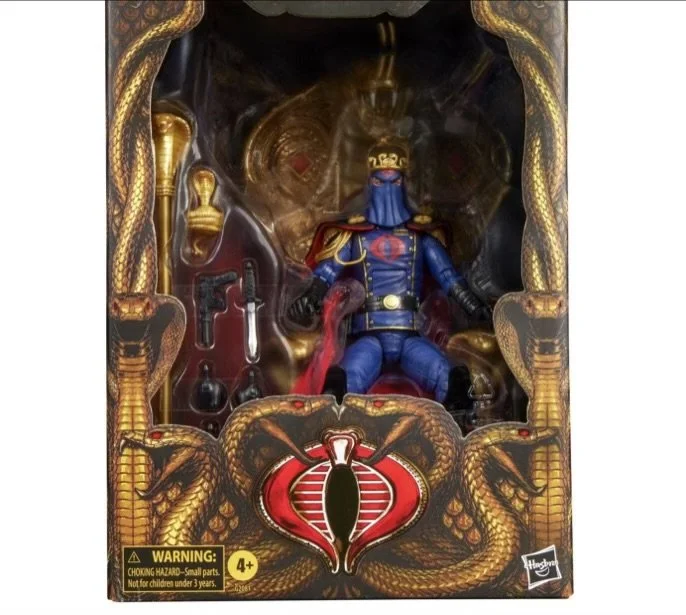 G.I. Joe Classified Series Deluxe Cobra Commander in Dress Uniform 6-Inch Action Figure Front of box