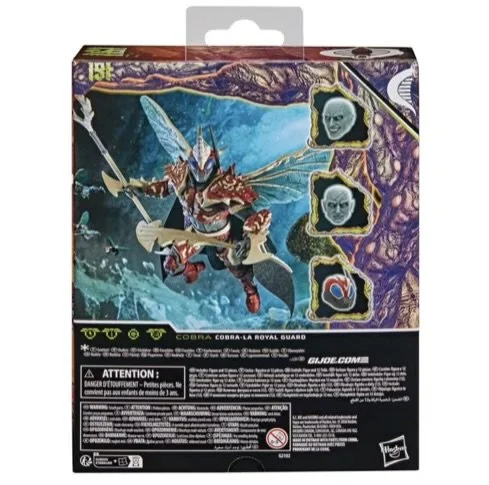 G.I. Joe Classified Series #191 Cobra-La Royal Guard 6-Inch Action Figure Back of box