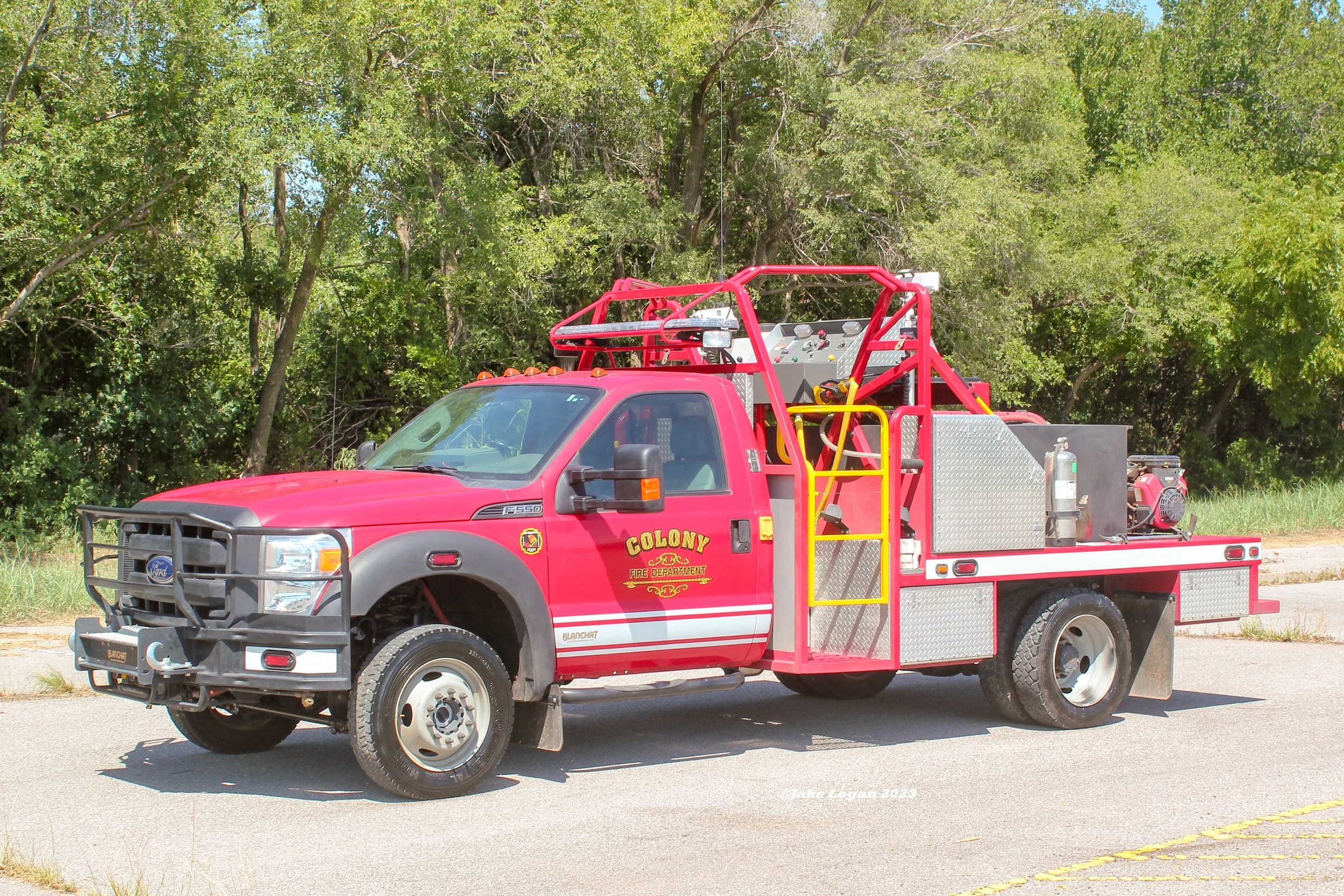 Brush Pumper 1 - 2014 Ford F550/Blanchat - 150 Hale/600 Tank - Diesel/Auto