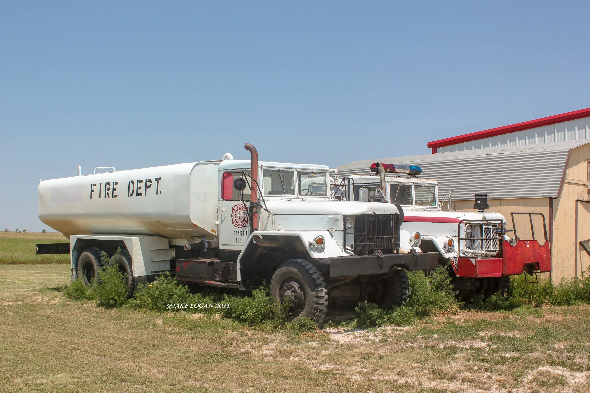 The tanker was replaced in early 2024 and the brush truck was replaced in 2018.