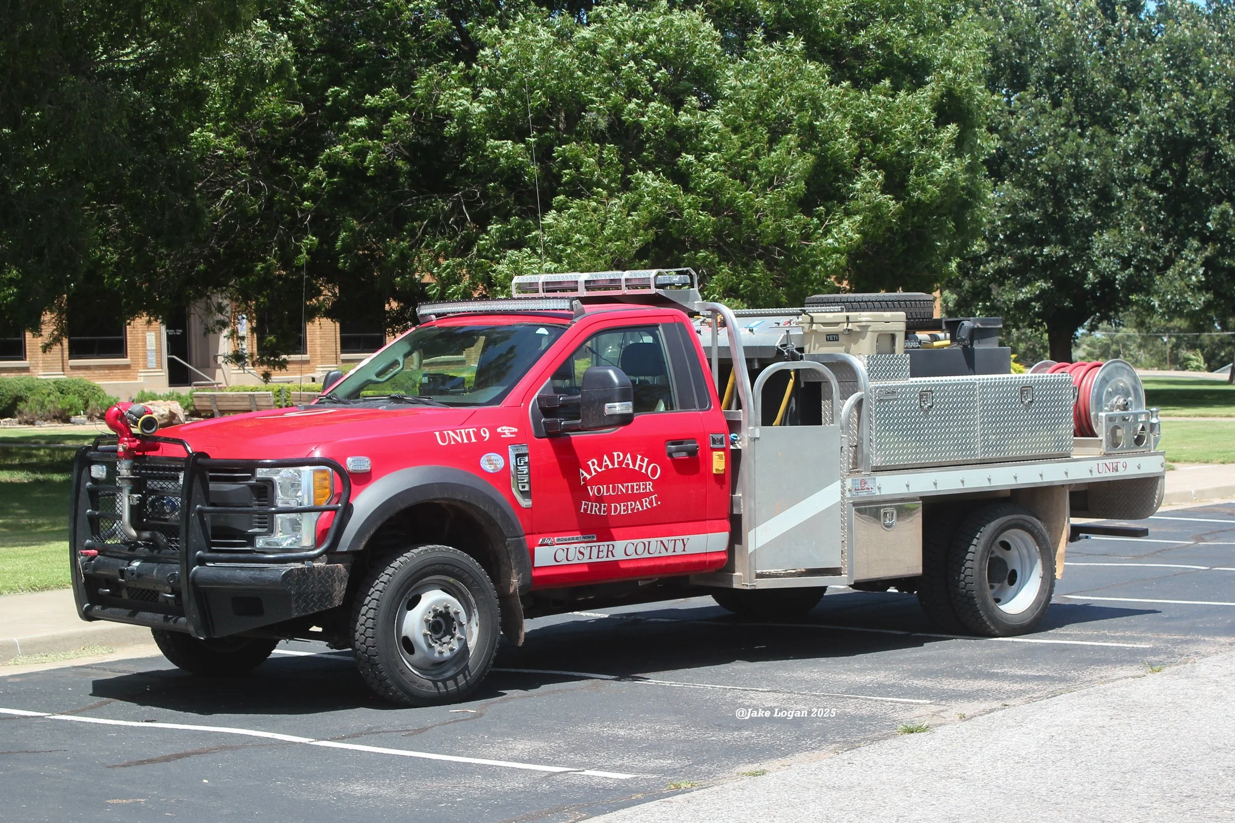 Unit 9 - 2017 Ford F550/Cooper Creek - 200 Hale/500 Tank - Diesel/Auto
 
 
Unit 9 is the first out small brush unit for the department.