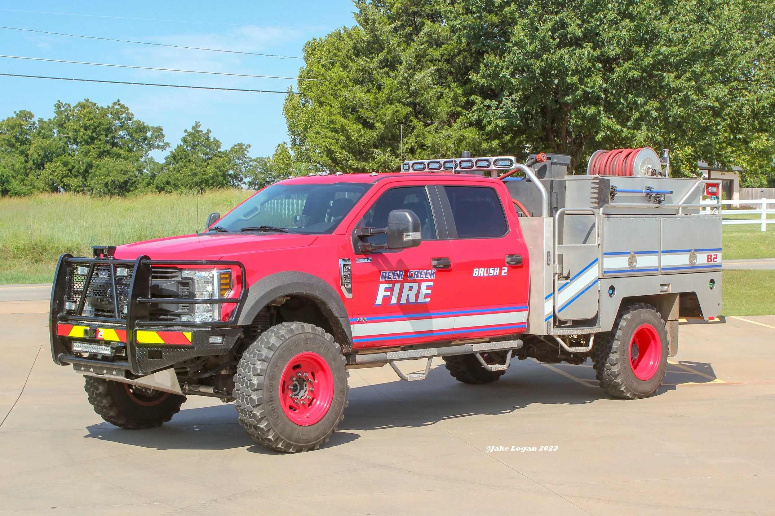 Brush Pumper 2 - 2019 Ford F550/Skeeter - 105/430 - Diesel/Auto
 
 
Previously Brush Pumper 1, this truck is now the first out brush pumper at Station 2
