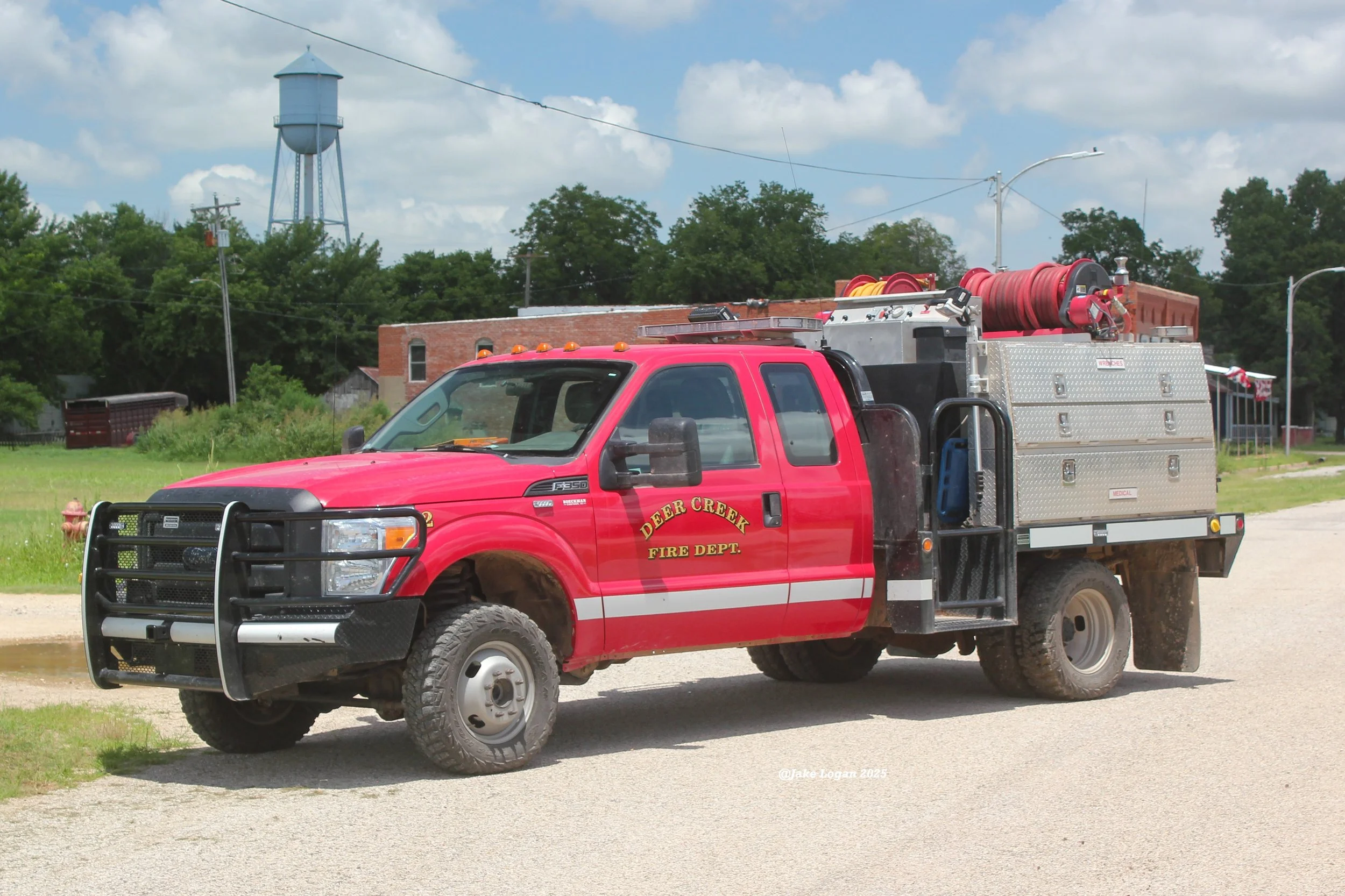 Rescue 52 - 2012 Ford F350/DCFD - 200 Hale/350 Tank - Gas/Auto
 
 
Rescue 52 is first out for all rescue and EMS calls. The department built this truck in house and is equipped for both grass fires and rescue calls, including a full hydraulic extrica